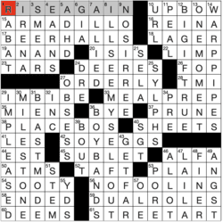 Answer grid for Los Angeles Times 1/24/26 crossword by Rafael Musa & Geoffrey Schorkopf